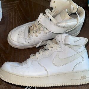 Nike White High-Top Sneakers